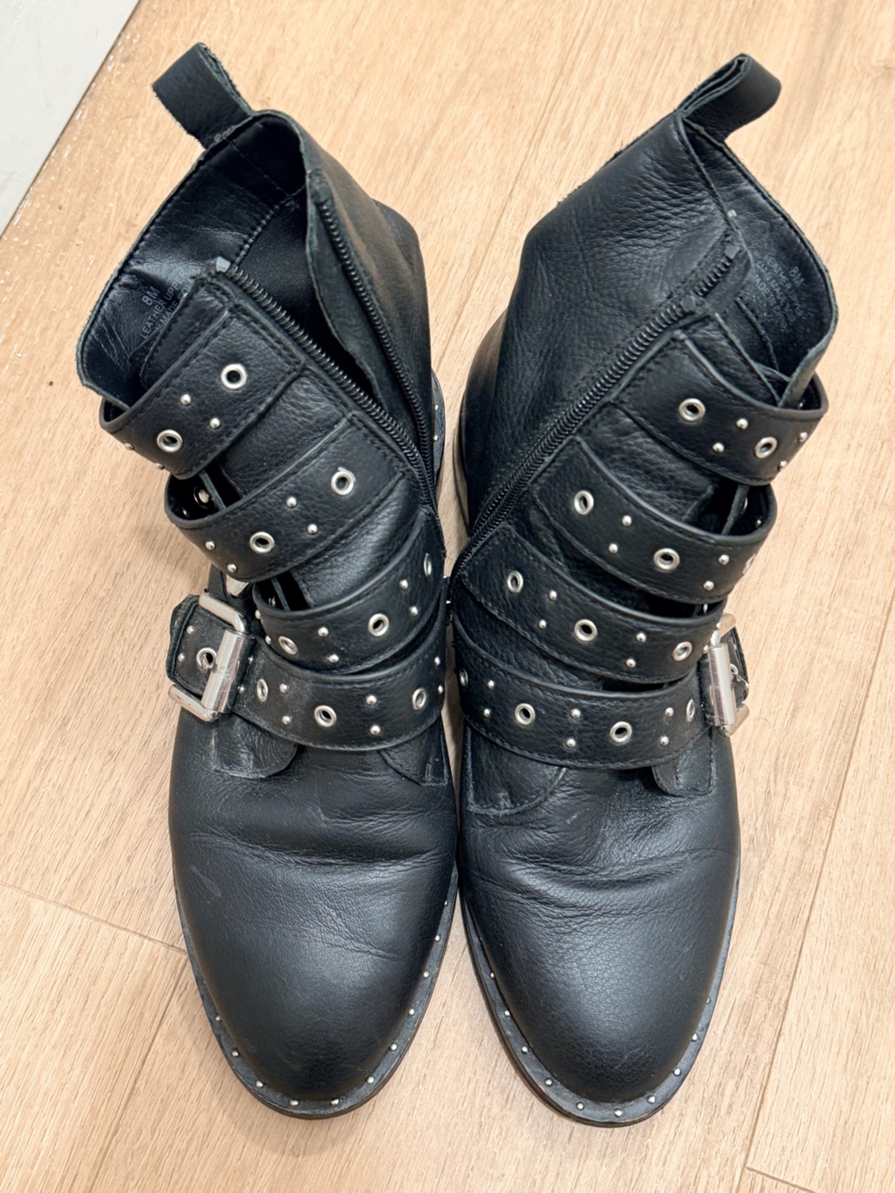 Rebecca Minkoff Black Leather Ankle Booties